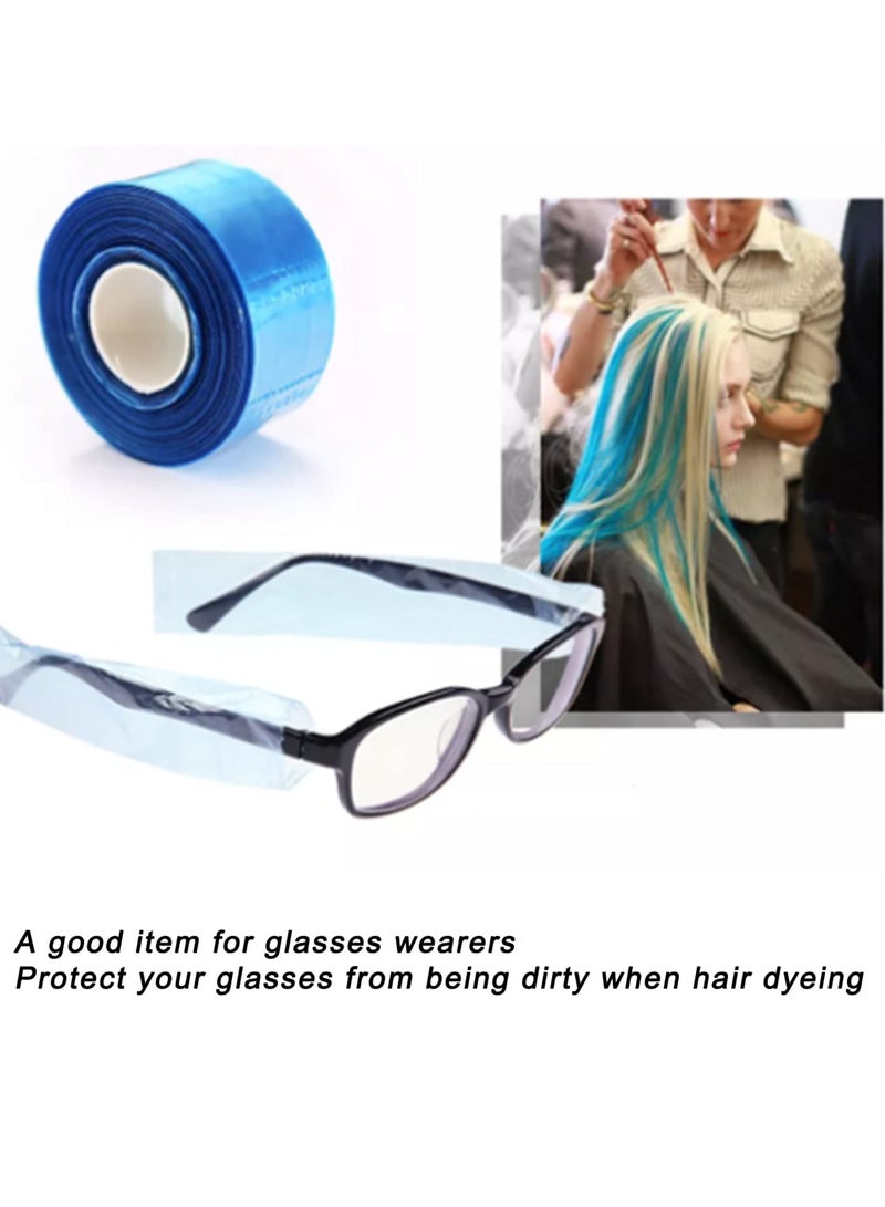 Barakah Eyeglass Covers for Hair Color, Disposable Eyeglass Arm Protector,  Eye Glass Protector Sleeves, Eyeglass Sleeve Covers, Eyeglass Leg Guards, Fits All Size Eyeglasses, Protect Glasses When Dye Hair - Image 4