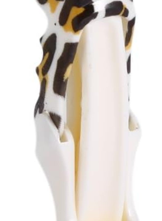 Alligator Hair Clip, Plastic Wide Tooth Stylish Beautiful Styling Hair Clip for Woman(Leopard print)  - Image 5