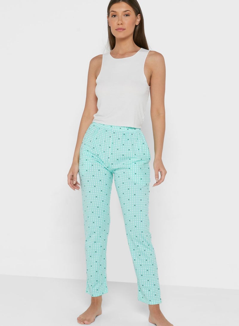 Clovia Printed Pocket Detail Pyjama Pants - Image 1
