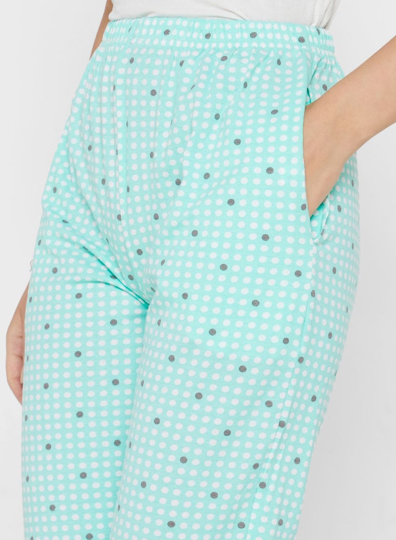 Clovia Printed Pocket Detail Pyjama Pants - Image 3