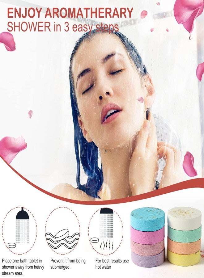 JClover Shower Steamers Aromatherapy Shower Bombs Christmas Self Care Relaxation Gifts for Women and Men Includes Eucalyptus for Shower - Image 4