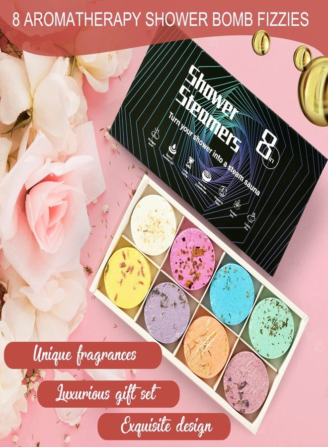 JClover Shower Steamers Aromatherapy Shower Bombs Christmas Self Care Relaxation Gifts for Women and Men Includes Eucalyptus for Shower - Image 2