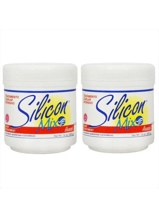 Silicon Mix Intensive Hair Treatment 16oz"Pack of 2"