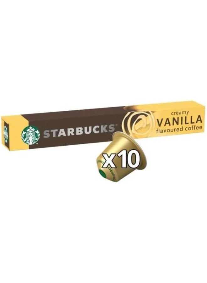 ستاربكس تجربة ستاربكس في بيتك! كبسولات فانيلا كريمية (x10)