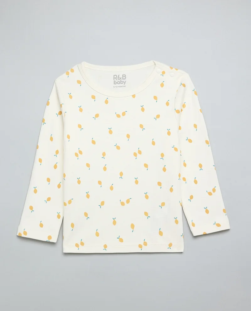 R&B Printed T-Shirt and Pants Set