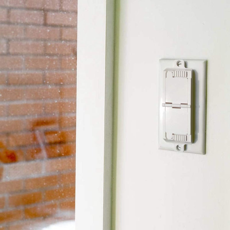 ILIVABLE غطاء واقي لزر التبديل، واقي ضوء ILIVABLE لحماية مفاتيحك أو دوائرك من التشغيل أو الإيقاف عن طريق الأطفال والبالغين (عبوة 2 بيضاء) - Image 5