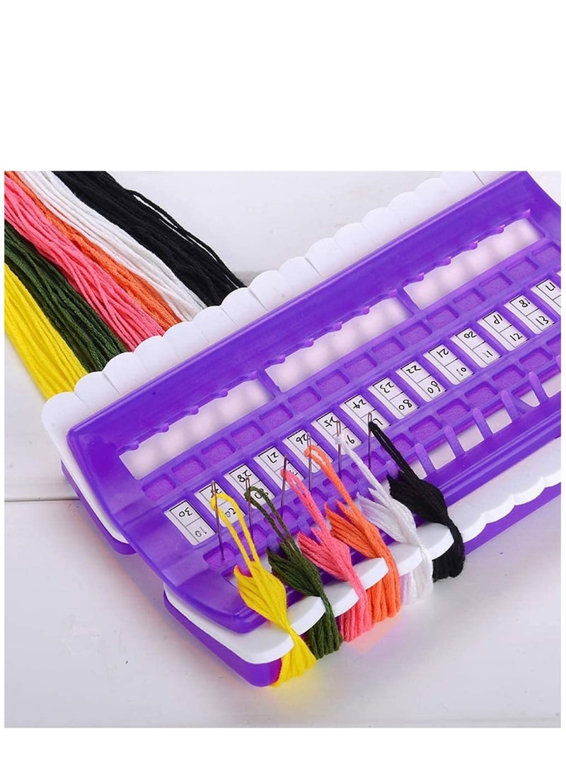 Zikra Floss Organizer Plastic Embroidery Thread Organiser 30 Holes Reusable Cross Stitch Row Line Tools Card Multifunction Craft DIY Sewing Accessory - Image 4