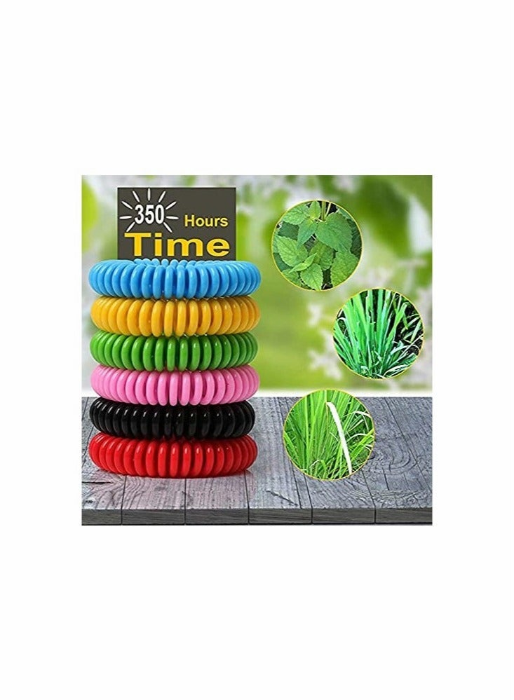 Excefore Mosquito Repellent Bracelets, 12 Pack Individually Wrapped, Natural and Waterproof Band - Image 2