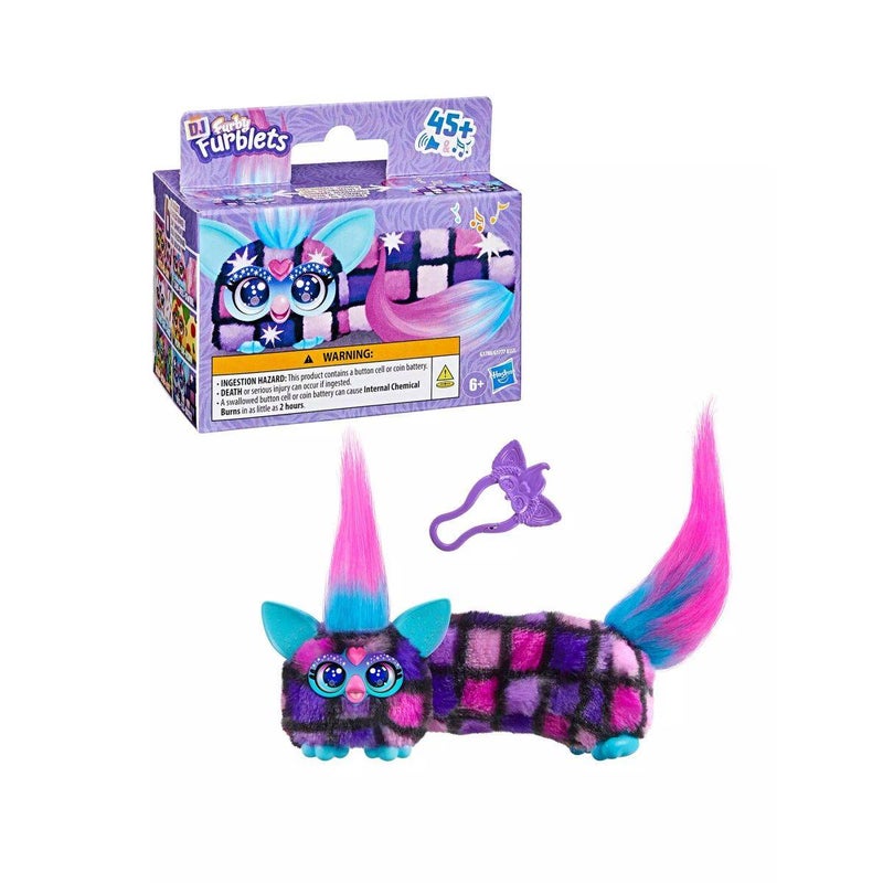 Furby فوربي دي جي فوربلتس ديس-كو-داز ميني لعبة قماش إلكترونية - Image 2