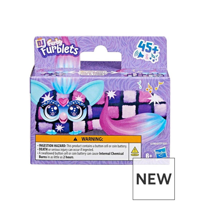 Furby فوربي دي جي فوربلتس ديس-كو-داز ميني لعبة قماش إلكترونية - Image 1