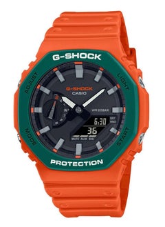 Men's Octagonal Resin Analog-Digital Watch GA2110SC-4A