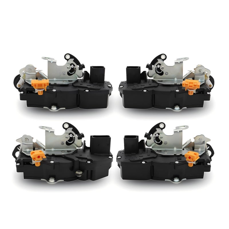 Aspaton 4Pcs Front Rear Door Lock Actuators Compatible with Sierra Yukon Silverado Tahoe 20072009 931304 15785123