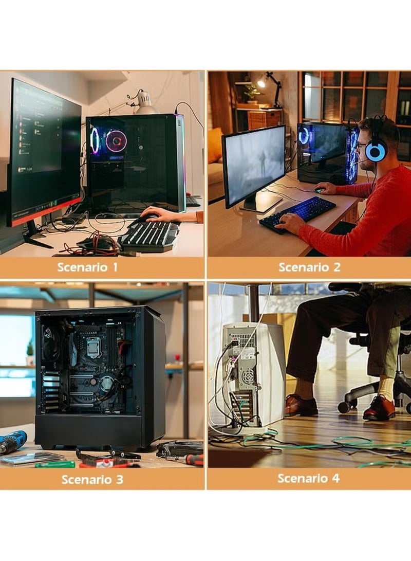 Huitich Black Retractable Base Stand with Universal Wheels & Brake – Adjustable 22–34 cm × 40–52 cm - Image 2