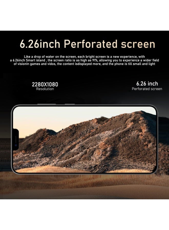  FUFFI هاتف ذكي S24 Pro يعمل بنظام أندرويد 12 وشاشة 6.26 بوصة، هاتف محمول 4+128 جيجابايت و8+16 ميجابكسل بقدرة 3400 مللي أمبير في الساعة لهاتف متجر Google Play باللون الرمادي - Image 4