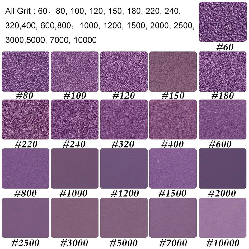 MAXMAN Sandpaper 100 Grit,Wet Dry Sanding Sheets,High Performance Ceramic Abrasive Sand Paper for Wood Furniture Finishing,Metal Grinding,Automotive Polishing,9 x 3.6 Inch,25-Pack - Image 4