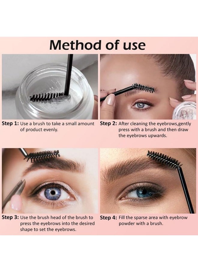 BINGBRUSH Soap Brows Kit2Pcs/Set Eyebrow Freeze Styling Waxwaterproof Longlasting Eyebrows Enhancer Shaping Clear Tint Gel Eye Brow Makeup Balm Pomade Cosmetics (2Pcs 01)  - Image 3