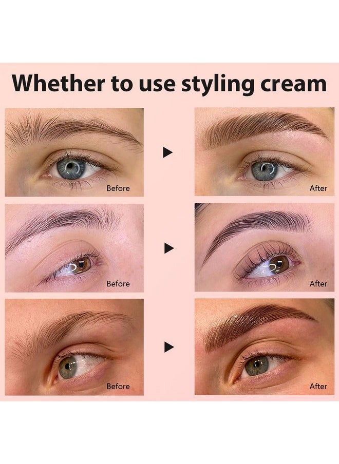 BINGBRUSH Soap Brows Kit2Pcs/Set Eyebrow Freeze Styling Waxwaterproof Longlasting Eyebrows Enhancer Shaping Clear Tint Gel Eye Brow Makeup Balm Pomade Cosmetics (2Pcs 01)  - Image 4