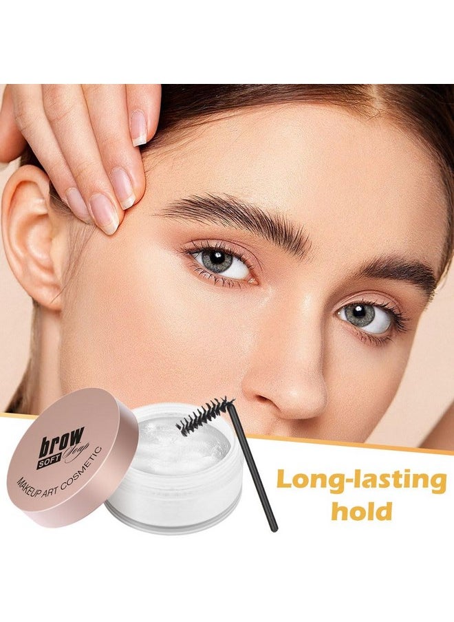 BINGBRUSH Soap Brows Kit2Pcs/Set Eyebrow Freeze Styling Waxwaterproof Longlasting Eyebrows Enhancer Shaping Clear Tint Gel Eye Brow Makeup Balm Pomade Cosmetics (2Pcs 01)  - Image 5