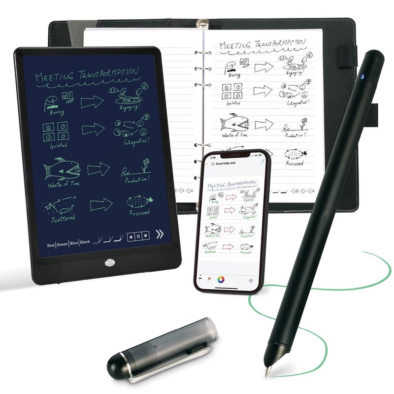 Ophayapen Smart Pen for Note Taking Set RealTime PapertoDigital Smart Digital Notebook with Pen for Meeting Class Creation Convert to Text Store and Share Your Handwritten Notes via AppiOSAndroid - Image 2