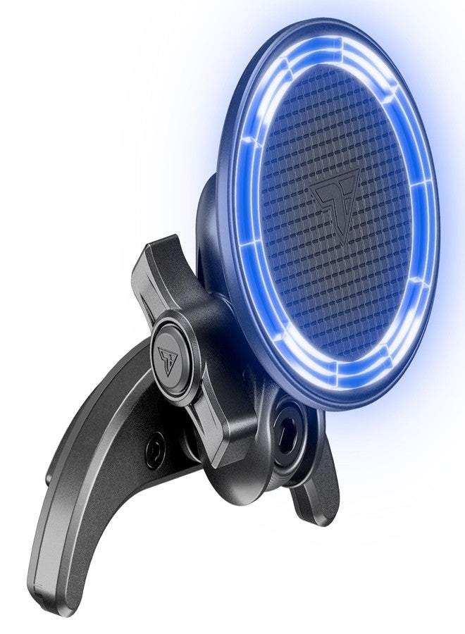 Tackform Link Vent Phone Mount Compatible with 2016-2023 Toyota Tacoma and 2014-2021 Toyota Tundra | Aluminum | Zero Slip | Compatible with MagSafe | Universal Magnetic Holder | 2" Arm | Black Knob - Image 1