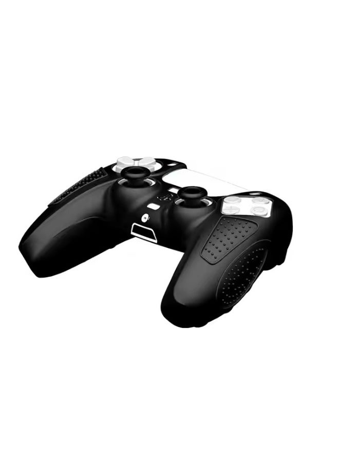 2 حزمة PS5 وحدة تحكم حالة الجلد ناعمة مسطحة ومضادة للانزلاق غطاء واقي من السيليكون لوحدة تحكم PlayStation 5 ، مع 4 أغطية قبضة إبهام مرفوعة - Image 5
