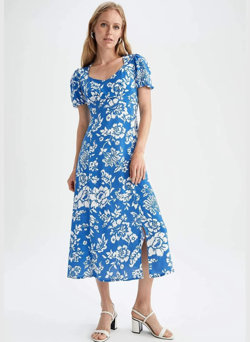 DeFacto Floral Midi Dress