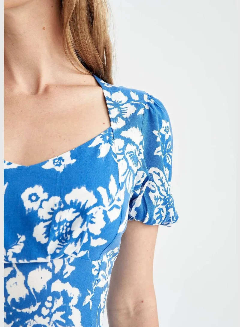 DeFacto Floral Midi Dress