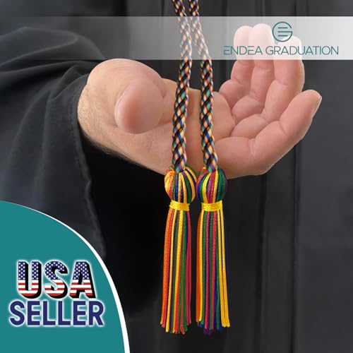 Endea Graduation Double Honor Cord (Rainbow) - Image 2
