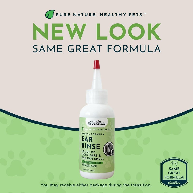 Animal Essentials Herbal Ear Rinse for Dogs and Cats - 4 Ounce - Image 2