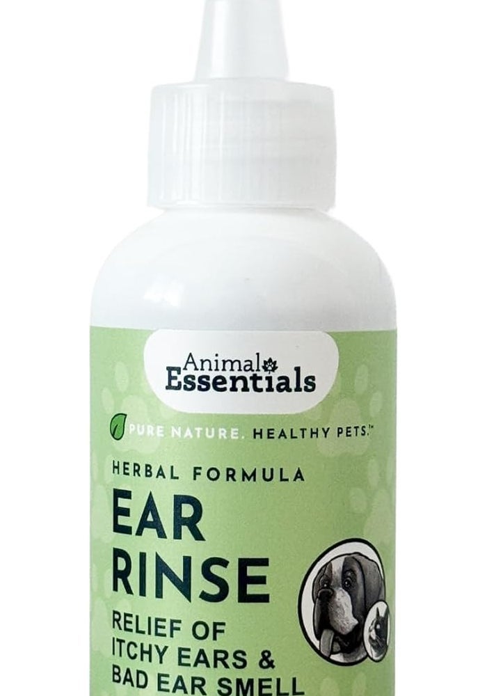 Animal Essentials Herbal Ear Rinse for Dogs and Cats - 4 Ounce - Image 1