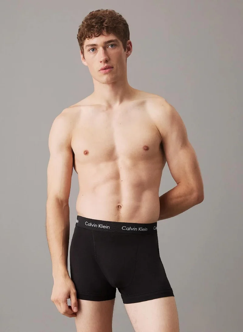 Calvin Klein 3 Pack Trunks - Cotton Stretch