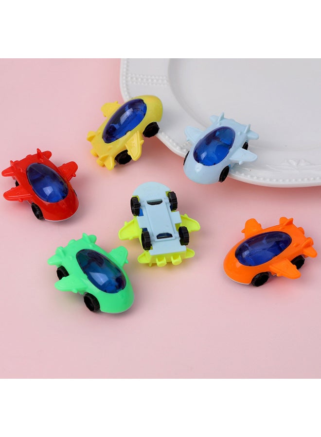 Sliding Cartoon Mini Small Plane Toy Twisted Egg Gift Lottery Small Toy Micro-business Push Small Gift-Color:Four-wheel Drive Off-road Motorcycle (force Control Non-return Force)  - Image 3