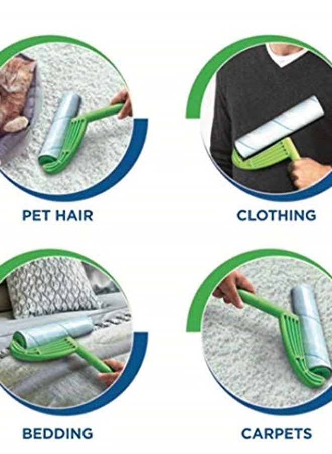 LEO Cleaning Lint Roller Refill (6 Packs 300 Sheets) for Pet's Hairs Lint Remover & Household Cleaning Great for Dog and Cat Hair Suitable for Most Large Lint Rollers, mega Rollers, 10in Wide Rollers 