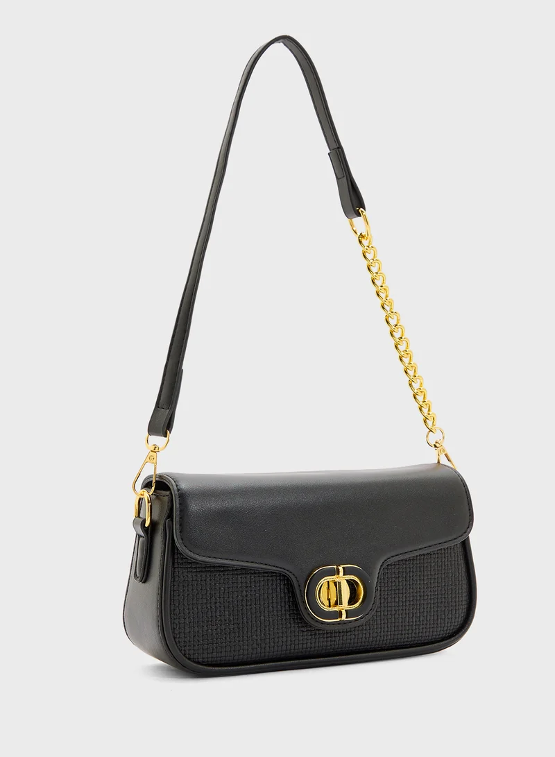 ELLA Chain Detail Strap Crossbody
