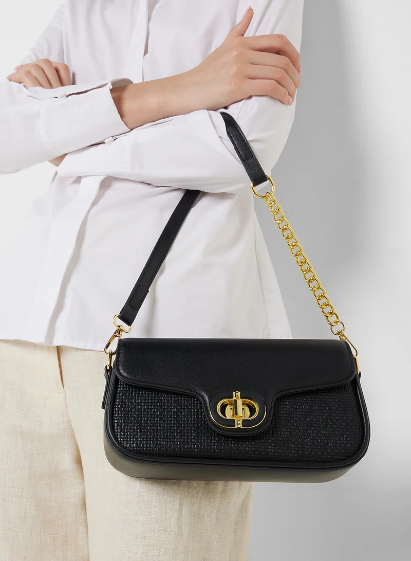 ELLA Chain Detail Strap Crossbody