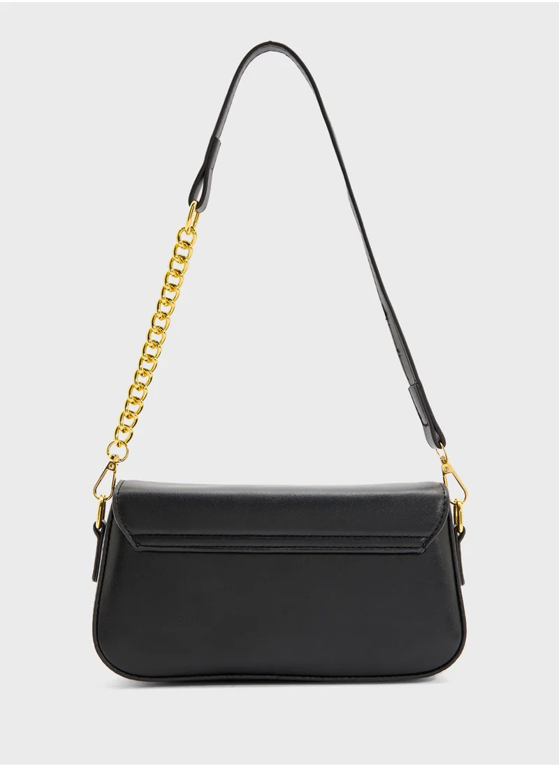 ايلا Chain Detail Strap Crossbody