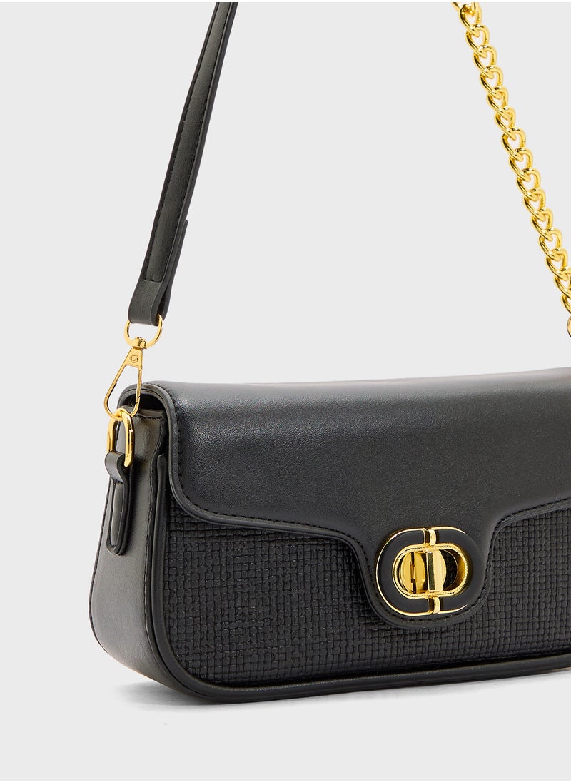 ELLA Chain Detail Strap Crossbody  - Image 4
