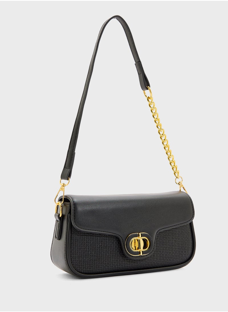 ELLA Chain Detail Strap Crossbody  - Image 3