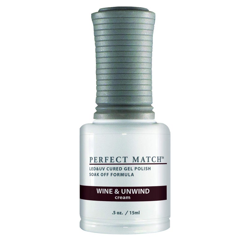 LECHAT Perfect Match Gel Polish Wine  Unwind 05 Fl Oz