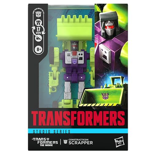 TRANSFORMERS ألعاب Transformers سلسلة الاستوديو فئة فويجر فيلم Constructicon Scrapper 65 بوصة تمثال عمل متحول روبوت ألعاب 8 - Image 5