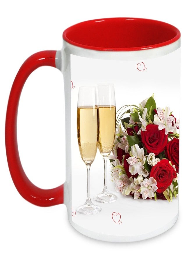 Alwaysgift Happy Wedding Anniversary Greeting Card For Mom & Dad With Ceramic Coffee Mug, Marriage Anniversary Gift Card For Parents (Design-4) - Image 5