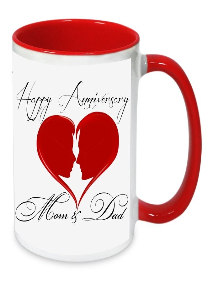 Alwaysgift Happy Wedding Anniversary Greeting Card For Mom & Dad With Ceramic Coffee Mug, Marriage Anniversary Gift Card For Parents (Design-4) - Image 4