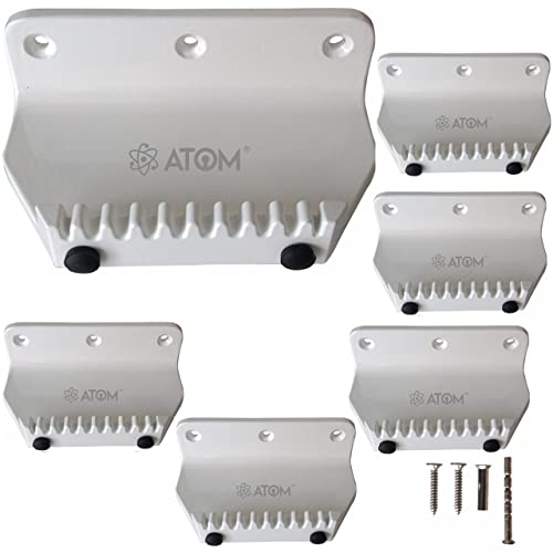 Atom Pack of 6 Foot Operated Door Opener, AD Aluminium Door Pedal for Contactless Handsfree Safety Access, Step and Pull Strong Door Opener (White Color) - Image 1