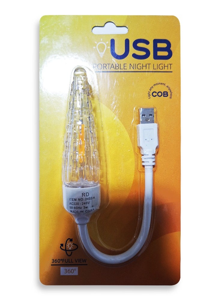 Generic - USB Reading Lamp, Portable Mini LED Reading Light, with 360° Rotatable Flexible Neck , Reading Lamp for Computer Home Study , Office, Reading, Travel, Stairs, Books - Image 1