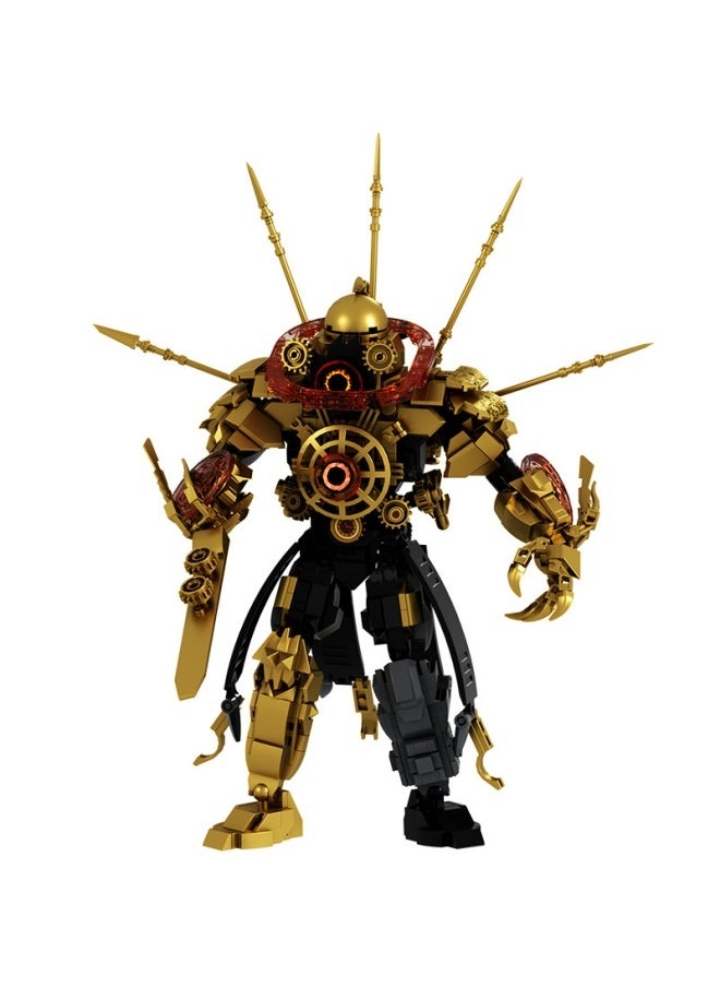 General Dark Gold Titan Clock Man Building Blocks Assembling Toys Children's Educational Game Accessories Assembling Game Gifts for Family and Friends  - Image 2