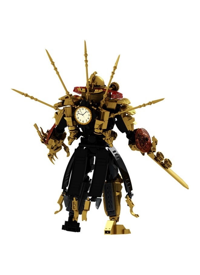 General Dark Gold Titan Clock Man Building Blocks Assembling Toys Children's Educational Game Accessories Assembling Game Gifts for Family and Friends  - Image 3
