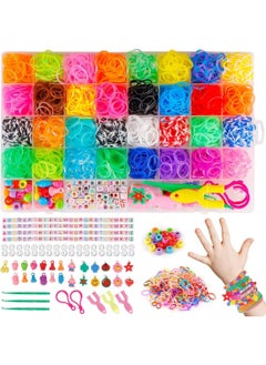 Mumoo Bear Mumoo Bear Colorful- 2500+ Rubber Band Refill Set in 32 Unique Colors with Other Accessories and Storage Box, DIY Friendship Bracelet Making Kit for Starter Kids Girls Birthday Gifts  - Image 1