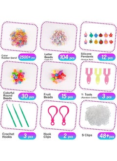 Mumoo Bear Mumoo Bear Colorful- 2500+ Rubber Band Refill Set in 32 Unique Colors with Other Accessories and Storage Box, DIY Friendship Bracelet Making Kit for Starter Kids Girls Birthday Gifts  - Image 3
