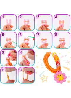 Mumoo Bear Mumoo Bear Colorful- 2500+ Rubber Band Refill Set in 32 Unique Colors with Other Accessories and Storage Box, DIY Friendship Bracelet Making Kit for Starter Kids Girls Birthday Gifts  - Image 4