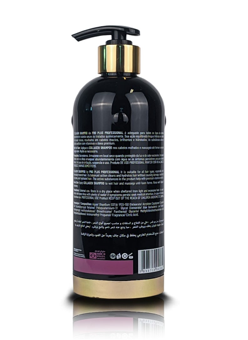 Pro Plus Professional - Brazilian Collagen Shampoo & Conditioner For Protein & Keratin Treated Hair Sodium & Sulfate Free - Image 1